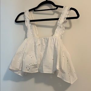 Brand new white top